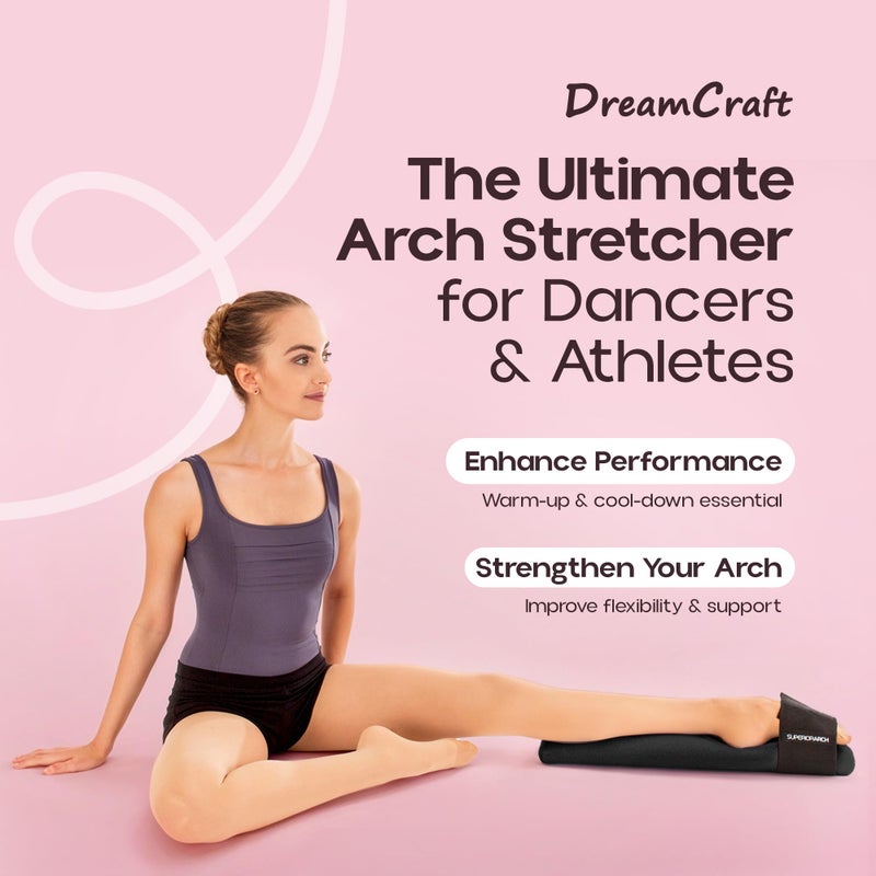 SuperiorArch Foot Stretcher for Ballet and Gymnastics - Foot Arch Stretcher for Flexibility - For Dancers and Gymnasts - Ballet Stretcher Tool, Black - Image 3